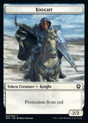 Soldier // Knight Double-sided Token [Dominaria United Tokens] | Exor Games Summserside