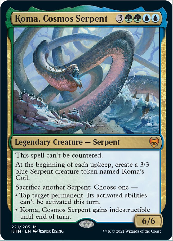 Koma, Cosmos Serpent [Kaldheim] | Exor Games Summserside