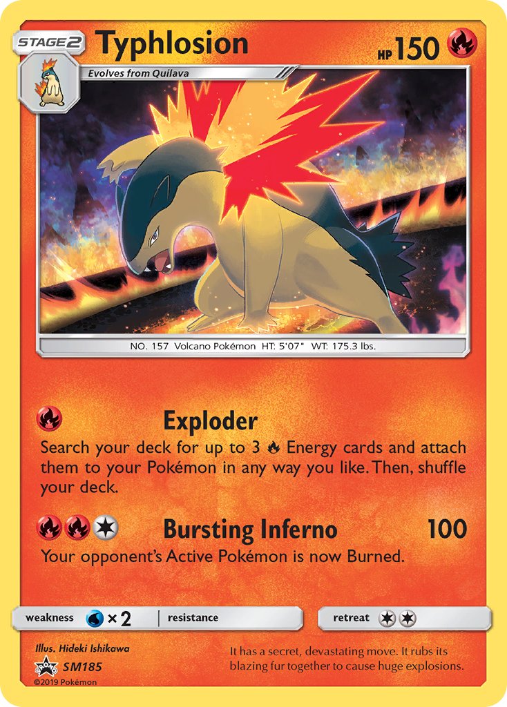 Typhlosion (SM185) [Sun & Moon: Black Star Promos] | Exor Games Summserside