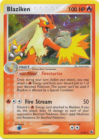 Blaziken (3/109) (Cosmos Holo) [EX: Battle Stadium] | Exor Games Summserside