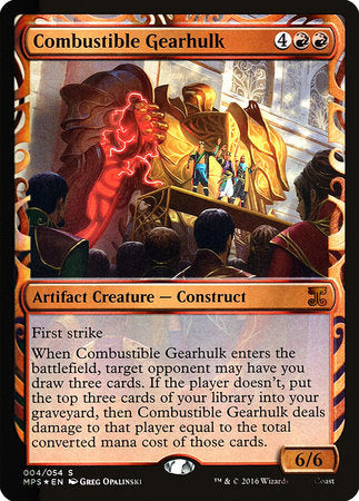 Combustible Gearhulk [Kaladesh Inventions] | Exor Games Summserside