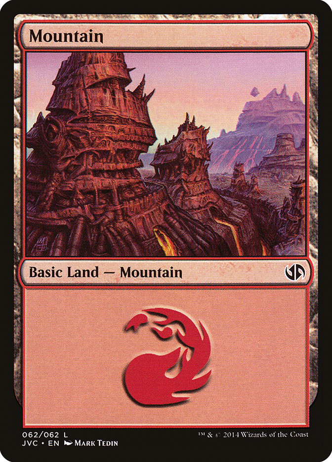 Mountain (62) [Duel Decks Anthology] | Exor Games Summserside