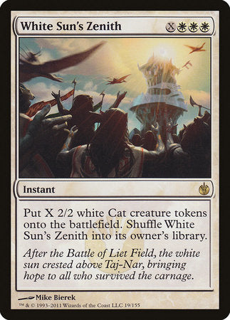 White Sun's Zenith [Mirrodin Besieged] | Exor Games Summserside