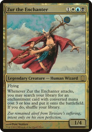 Zur the Enchanter (Commander's Arsenal) [Commander's Arsenal Oversized] | Exor Games Summserside