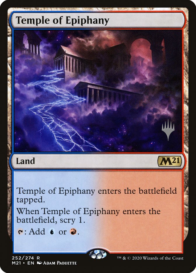 Temple of Epiphany (Promo Pack) [Core Set 2021 Promos] | Exor Games Summserside