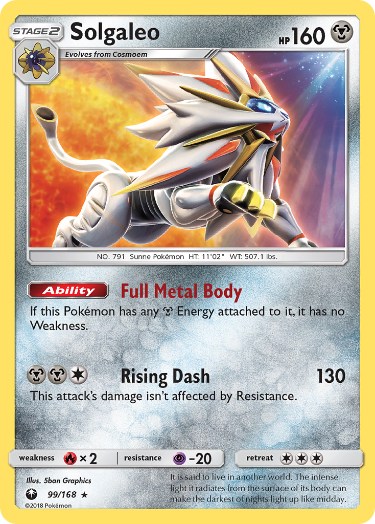 Solgaleo (99/168) [Sun & Moon: Celestial Storm] | Exor Games Summserside