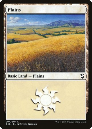 Plains (294) [Commander 2018] | Exor Games Summserside