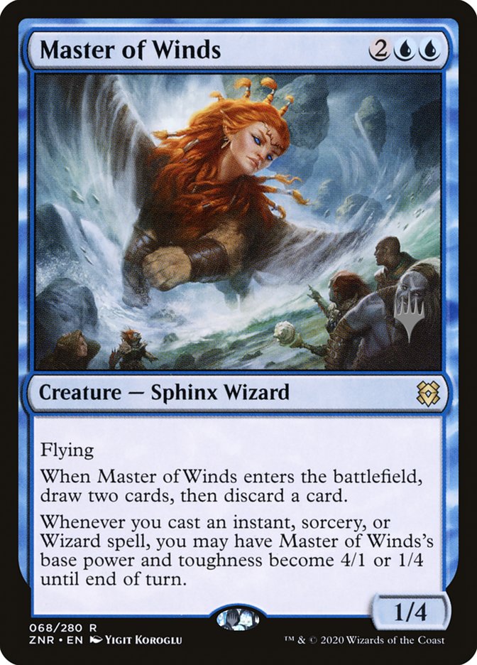 Master of Winds (Promo Pack) [Zendikar Rising Promos] | Exor Games Summserside