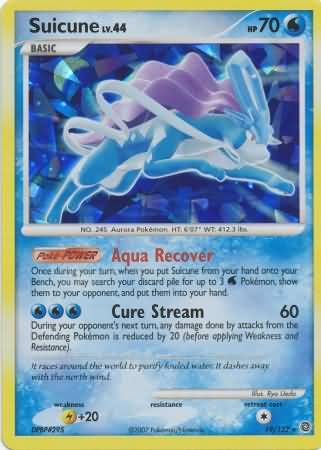 Suicune (19/132) (Cracked Ice Holo) [Diamond & Pearl: Secret Wonders] | Exor Games Summserside