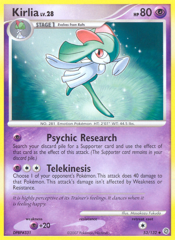 Kirlia (53/132) [Diamond & Pearl: Secret Wonders] | Exor Games Summserside