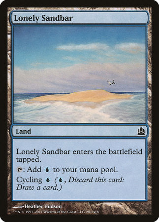 Lonely Sandbar [Commander 2011] | Exor Games Summserside