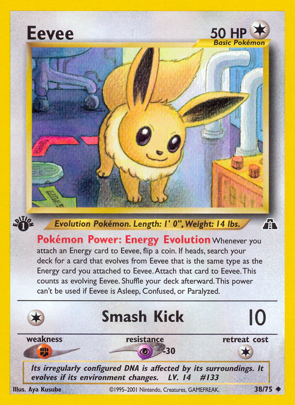 Eevee (38/75) [Neo Discovery 1st Edition] | Exor Games Summserside