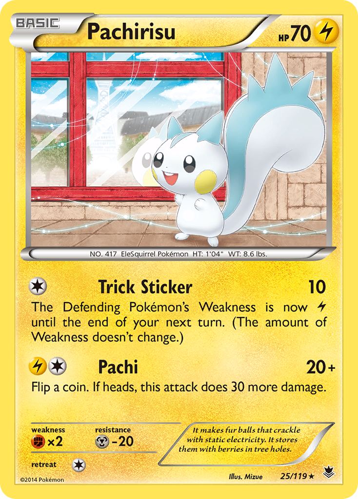 Pachirisu (25/119) [XY: Phantom Forces] | Exor Games Summserside