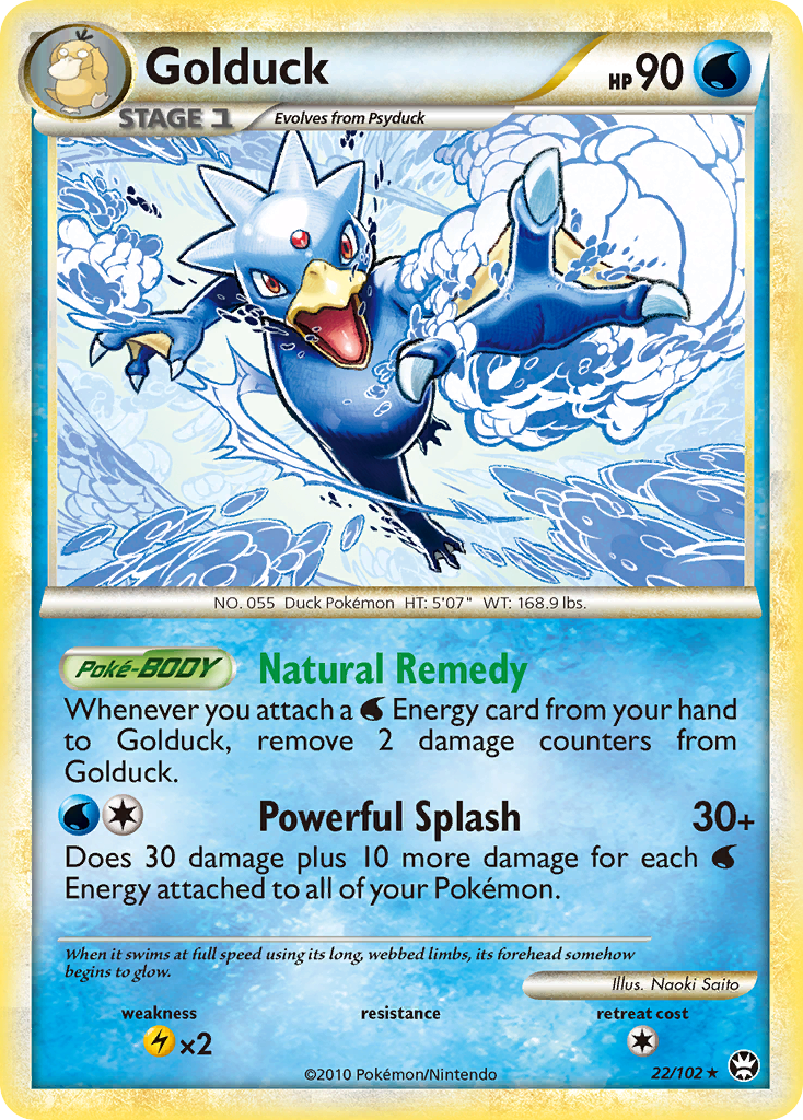 Golduck (22/102) [HeartGold & SoulSilver: Triumphant] | Exor Games Summserside