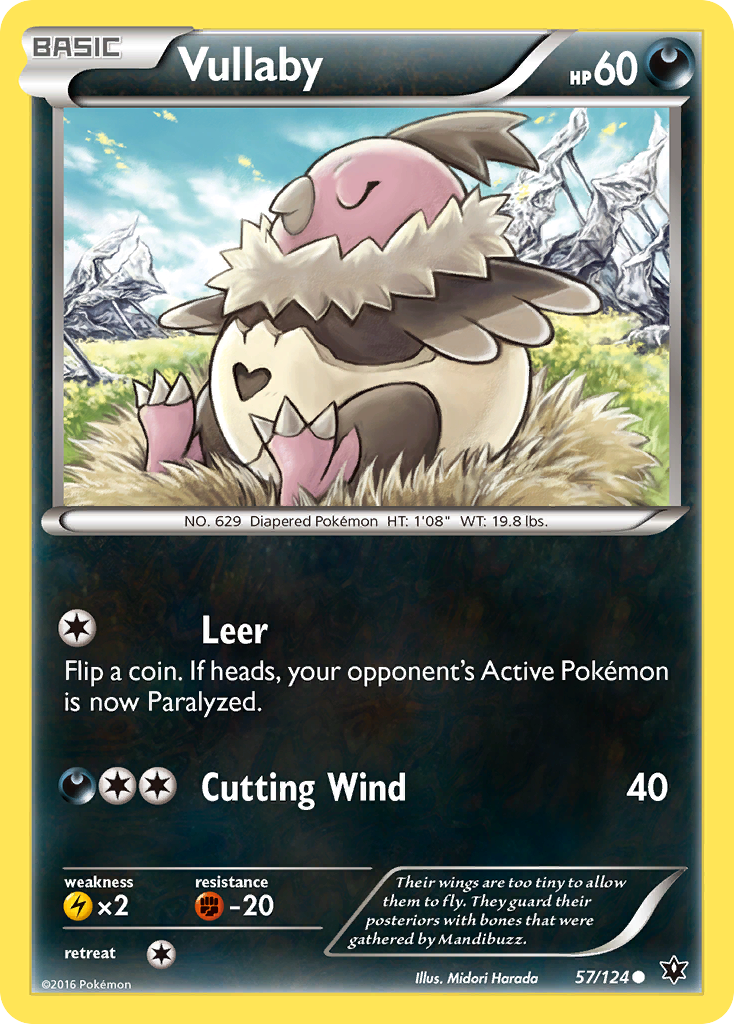 Vullaby (57/124) [XY: Fates Collide] | Exor Games Summserside