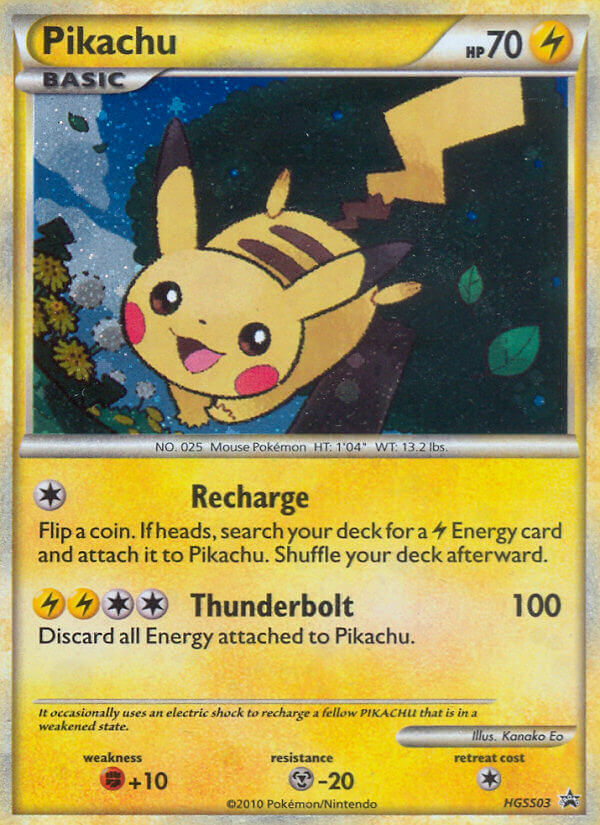 Pikachu (HGSS03) [HeartGold & SoulSilver: Black Star Promos] | Exor Games Summserside