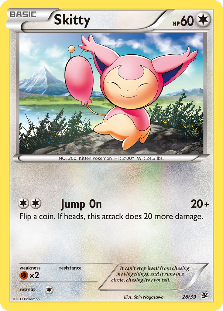 Skitty (28/39) [XY: Kalos Starter Set] | Exor Games Summserside