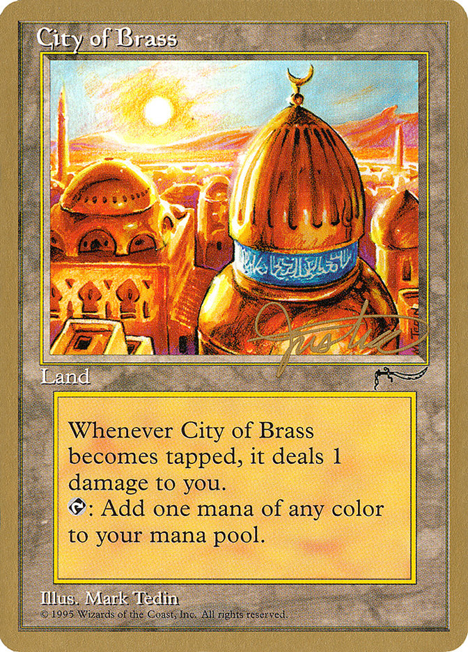 City of Brass (Mark Justice) [Pro Tour Collector Set] | Exor Games Summserside