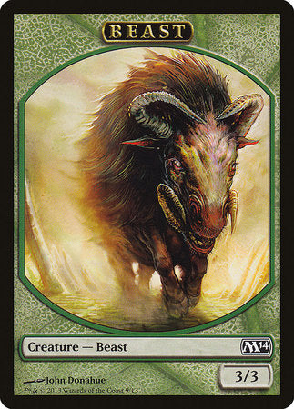 Beast Token [Magic 2014 Tokens] | Exor Games Summserside