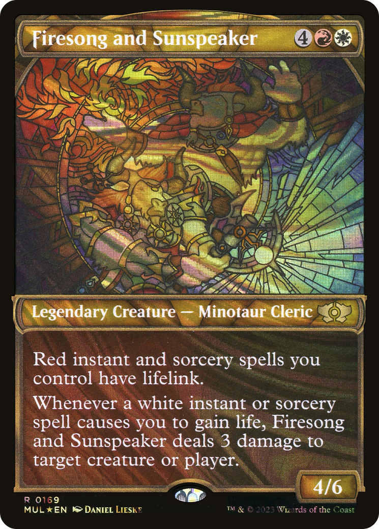 Firesong and Sunspeaker (Halo Foil) [Multiverse Legends] | Exor Games Summserside