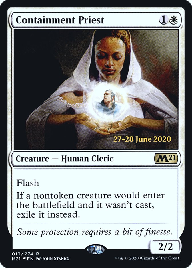 Containment Priest  [Core Set 2021 Prerelease Promos] | Exor Games Summserside