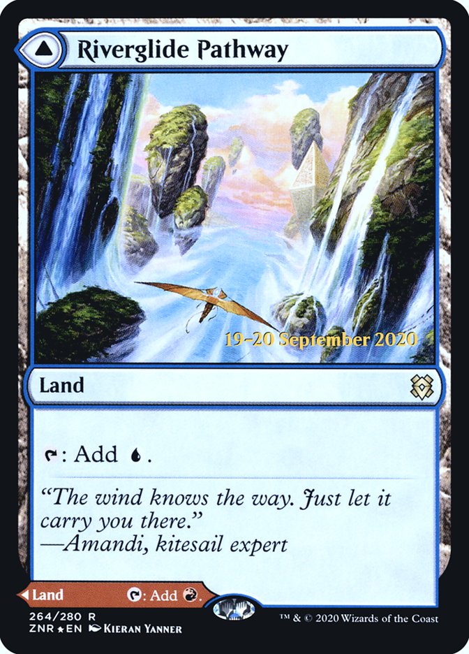 Riverglide Pathway // Lavaglide Pathway  [Zendikar Rising Prerelease Promos] | Exor Games Summserside