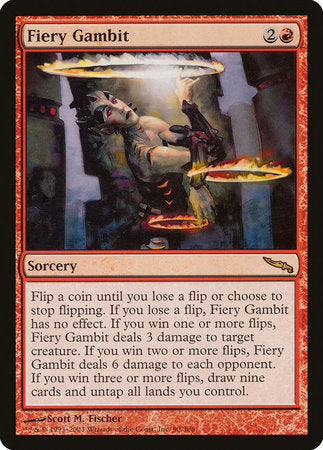 Fiery Gambit [Mirrodin] | Exor Games Summserside