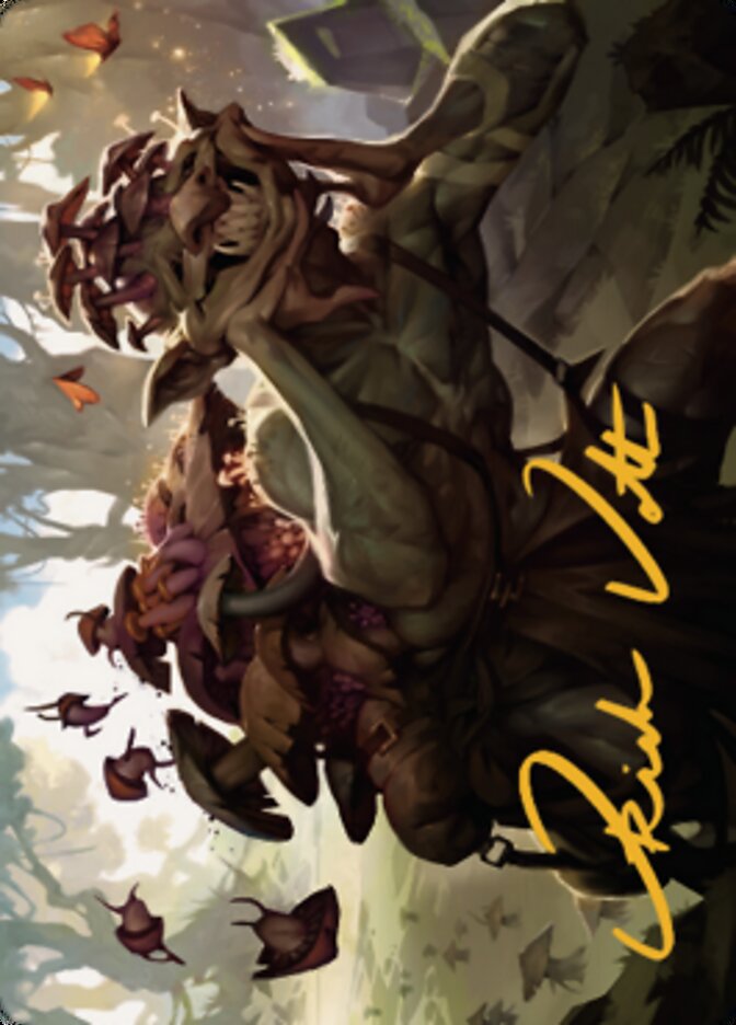Sprouting Goblin Art Card (Gold-Stamped Signature) [Dominaria United Art Series] | Exor Games Summserside