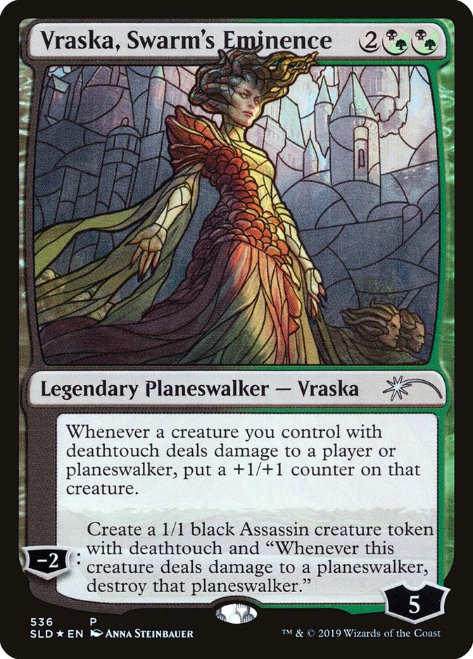 Vraska, Swarm's Eminence (Stained Glass) [Secret Lair Drop Promos] | Exor Games Summserside