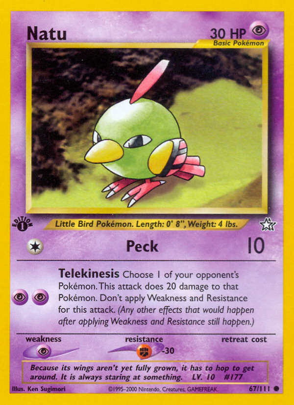 Natu (67/111) [Neo Genesis 1st Edition] | Exor Games Summserside