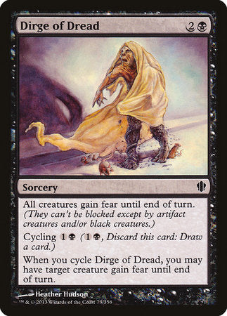 Dirge of Dread [Commander 2013] | Exor Games Summserside