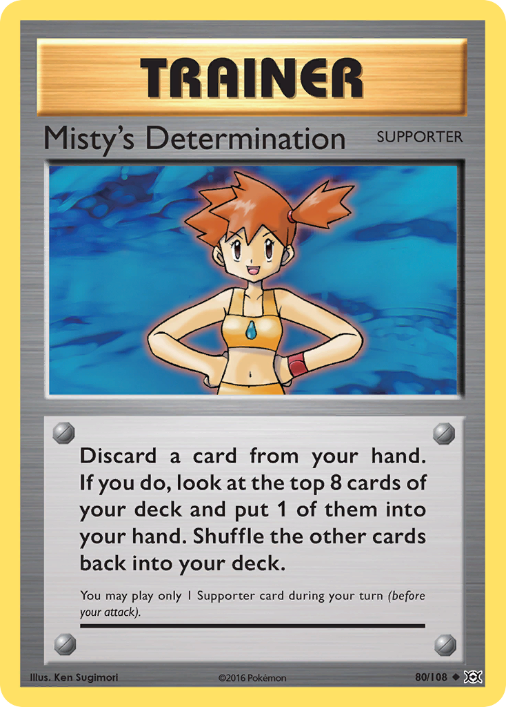 Misty's Determination (80/108) [XY: Evolutions] | Exor Games Summserside
