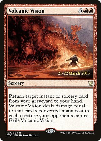 Volcanic Vision [Dragons of Tarkir Promos] | Exor Games Summserside