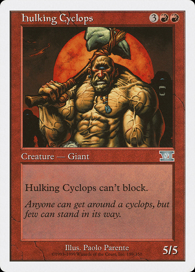 Hulking Cyclops [Classic Sixth Edition] | Exor Games Summserside