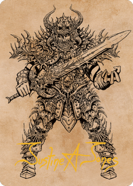 Sarevok, Deathbringer Art Card (Gold-Stamped Signature) [Commander Legends: Battle for Baldur's Gate Art Series] | Exor Games Summserside