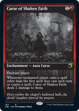 Curse of Shaken Faith [Innistrad: Double Feature] | Exor Games Summserside