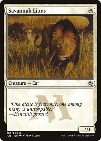 Savannah Lions [Masters 25] | Exor Games Summserside