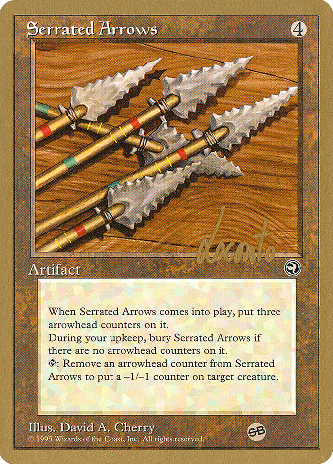 Serrated Arrows (Michael Loconto) (SB) [Pro Tour Collector Set] | Exor Games Summserside