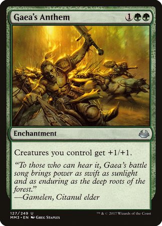 Gaea's Anthem [Modern Masters 2017] | Exor Games Summserside