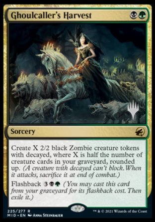 Ghoulcaller's Harvest (Promo Pack) [Innistrad: Midnight Hunt Promos] | Exor Games Summserside