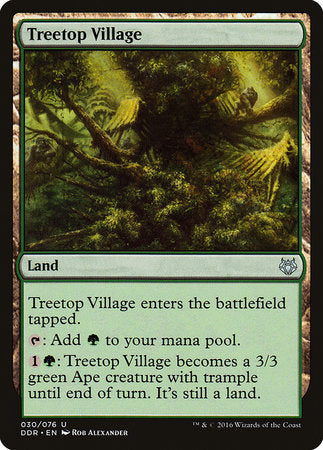 Treetop Village [Duel Decks: Nissa vs. Ob Nixilis] | Exor Games Summserside