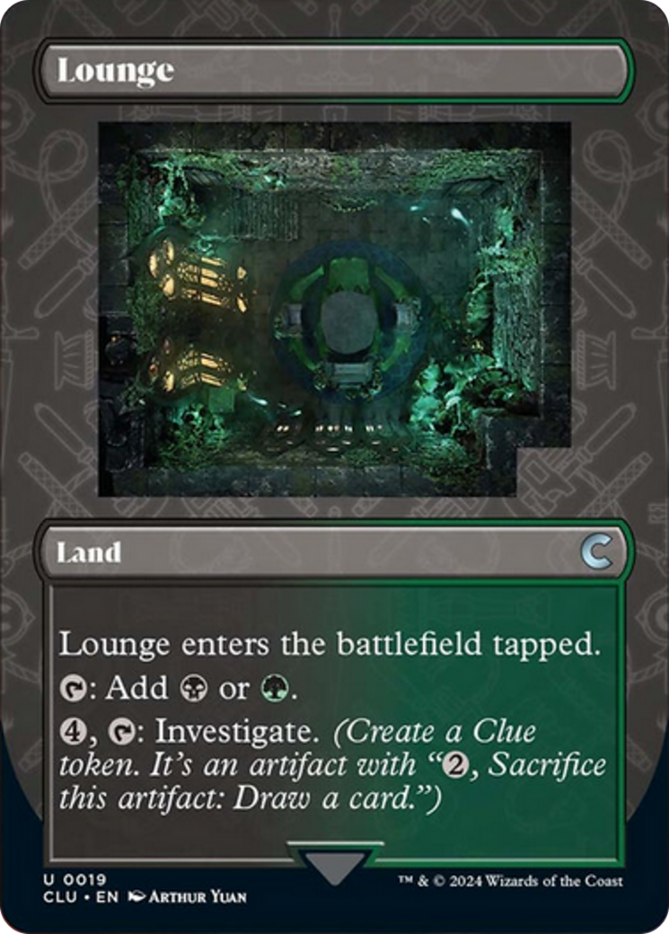 Lounge (Borderless) [Ravnica: Clue Edition] | Exor Games Summserside