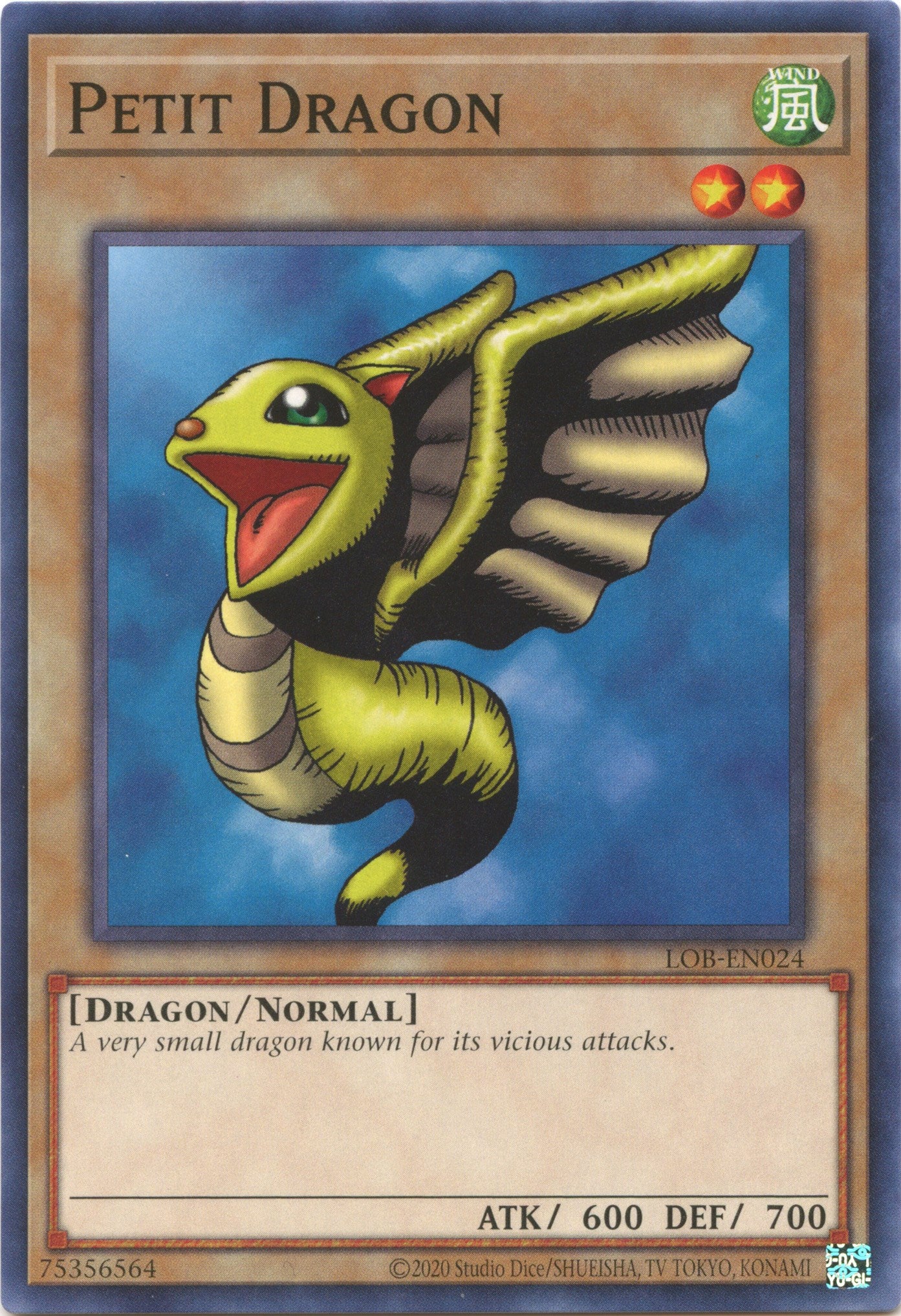 Petit Dragon (25th Anniversary) [LOB-EN024] Common | Exor Games Summserside