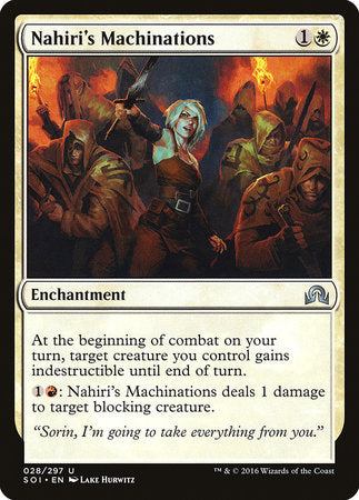 Nahiri's Machinations [Shadows over Innistrad] | Exor Games Summserside