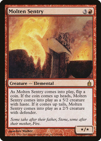 Molten Sentry [Ravnica: City of Guilds] | Exor Games Summserside