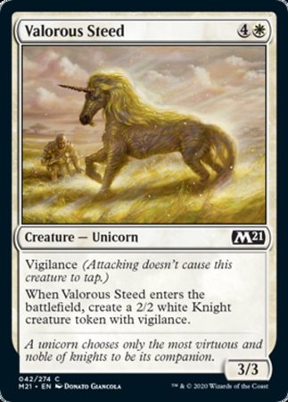 Valorous Steed [Core Set 2021] | Exor Games Summserside