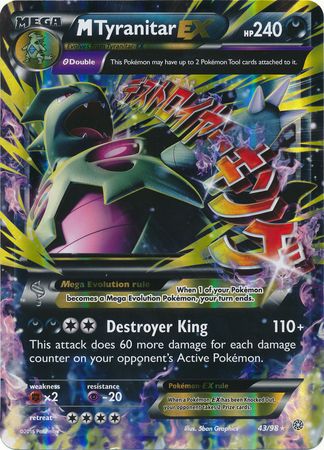 M Tyranitar EX (43/98) (Jumbo Card) [XY: Ancient Origins] | Exor Games Summserside