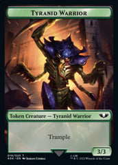 Tyranid (017) // Tyranid Warrior Double-sided Token (Surge Foil) [Universes Beyond: Warhammer 40,000 Tokens] | Exor Games Summserside