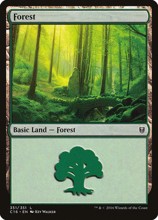 Forest (351) [Commander 2016] | Exor Games Summserside