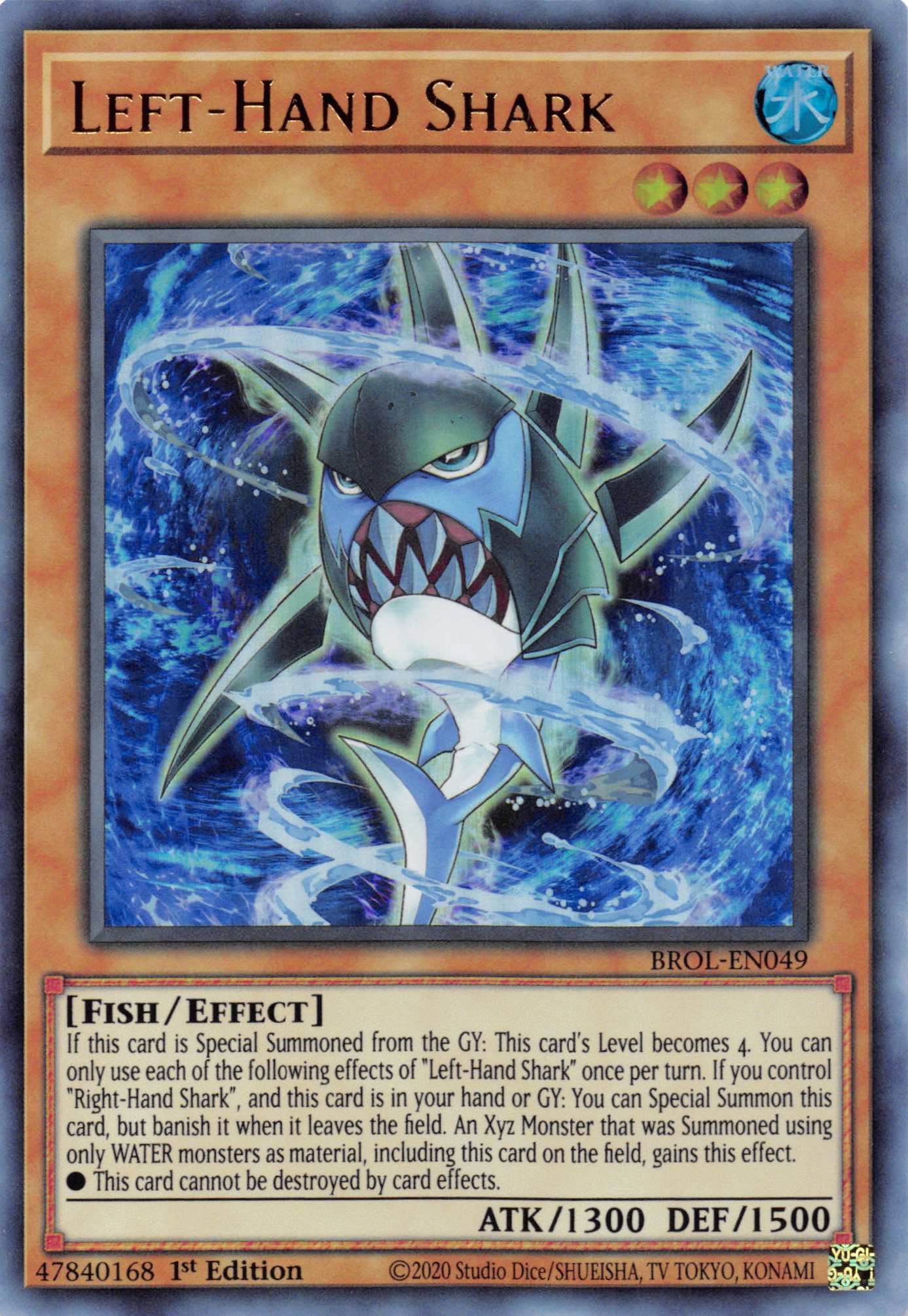 Left-Hand Shark [BROL-EN049] Ultra Rare | Exor Games Summserside